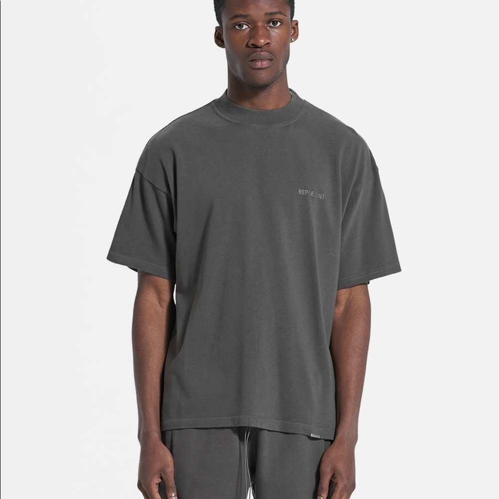 Represent Clo Blank T-shirt, Gray, Medium